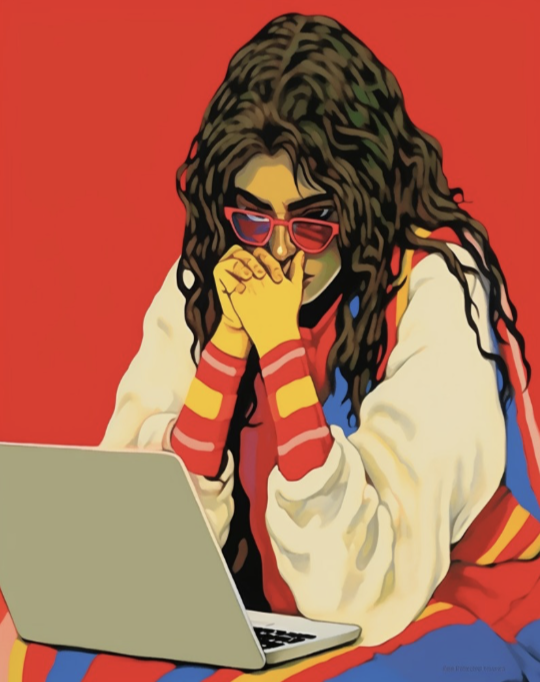 Self Portrait Illustration